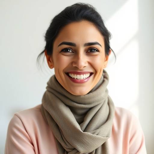 Blije klant Fatima El Abdellaoui na succesvolle salarisonderhandeling